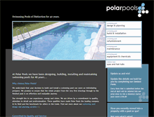 Tablet Screenshot of polarpools.co.uk